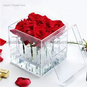 Oferta de venda de valent Dia de Sant Valentí Finestra Acrílica Caixes de regal Caixes de Packaging a l'engròs
