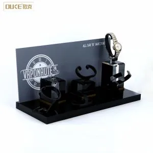 Pantalla de visualització d'acrílic de sobretaula en negre d'Amazon