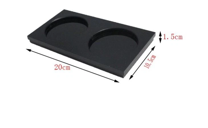 Wholesale PMMA Black Acrylic Tea Coaster